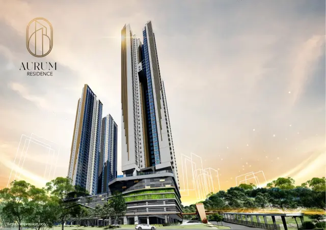 Aurum Residence condominium project in Sri Petaling, Kuala Lumpur