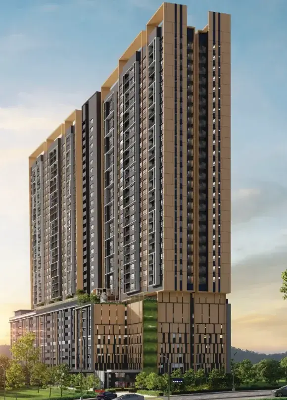 D'Evia serviced residence project in Kwasa Damansara, Selangor
