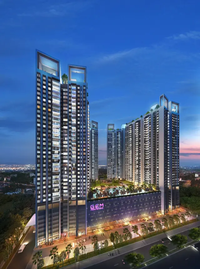 Gem Residence serviced residence project in Perai, Penang