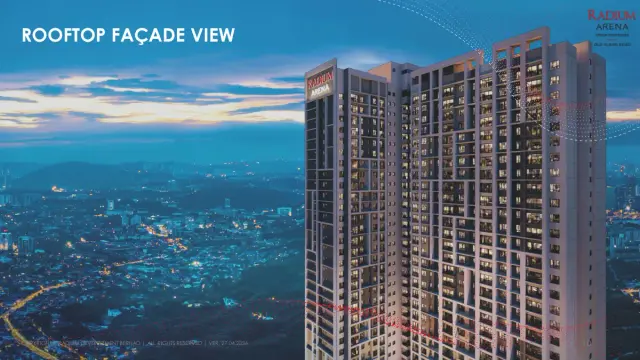 Radium Arena serviced residence project in Old Klang Road, Kuala Lumpur