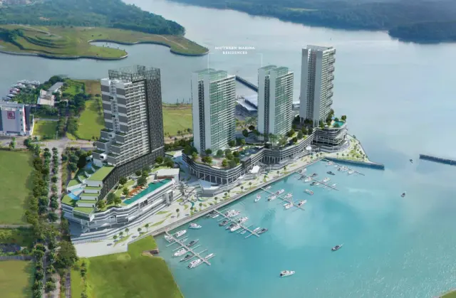 Southern Marina Residences serviced residence project in Puteri Harbour, Nusajaya, Johor Bahru, Johor
