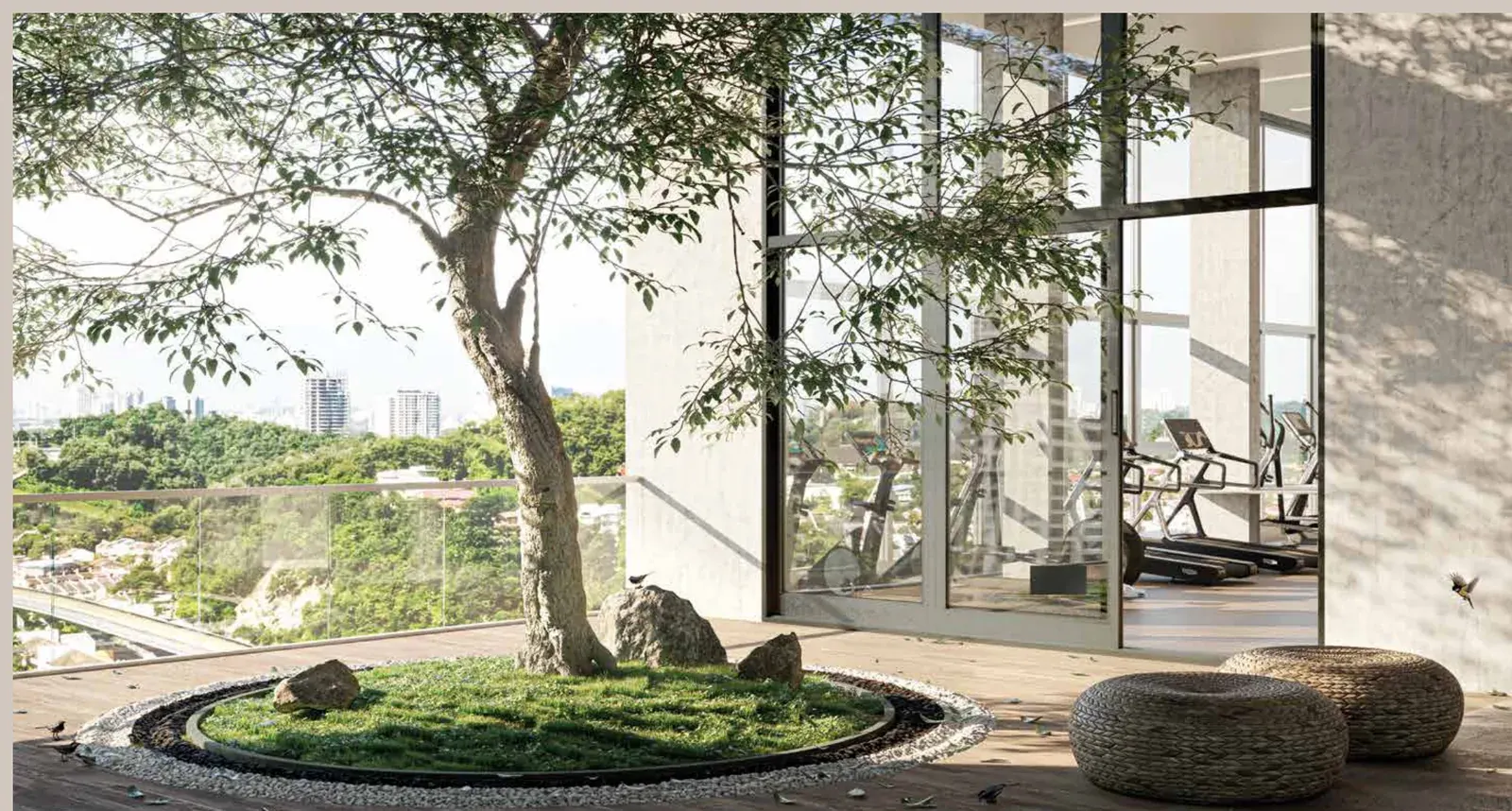 111 Menerung Lobby Artist Impression in Bangsar, Kuala Lumpur