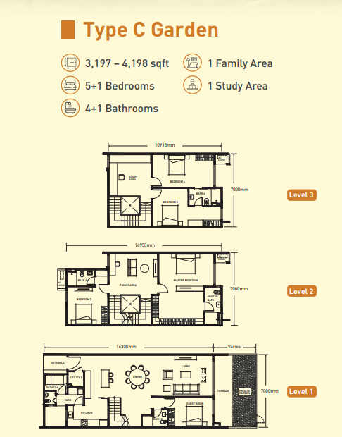 19 trees Type A floor plan