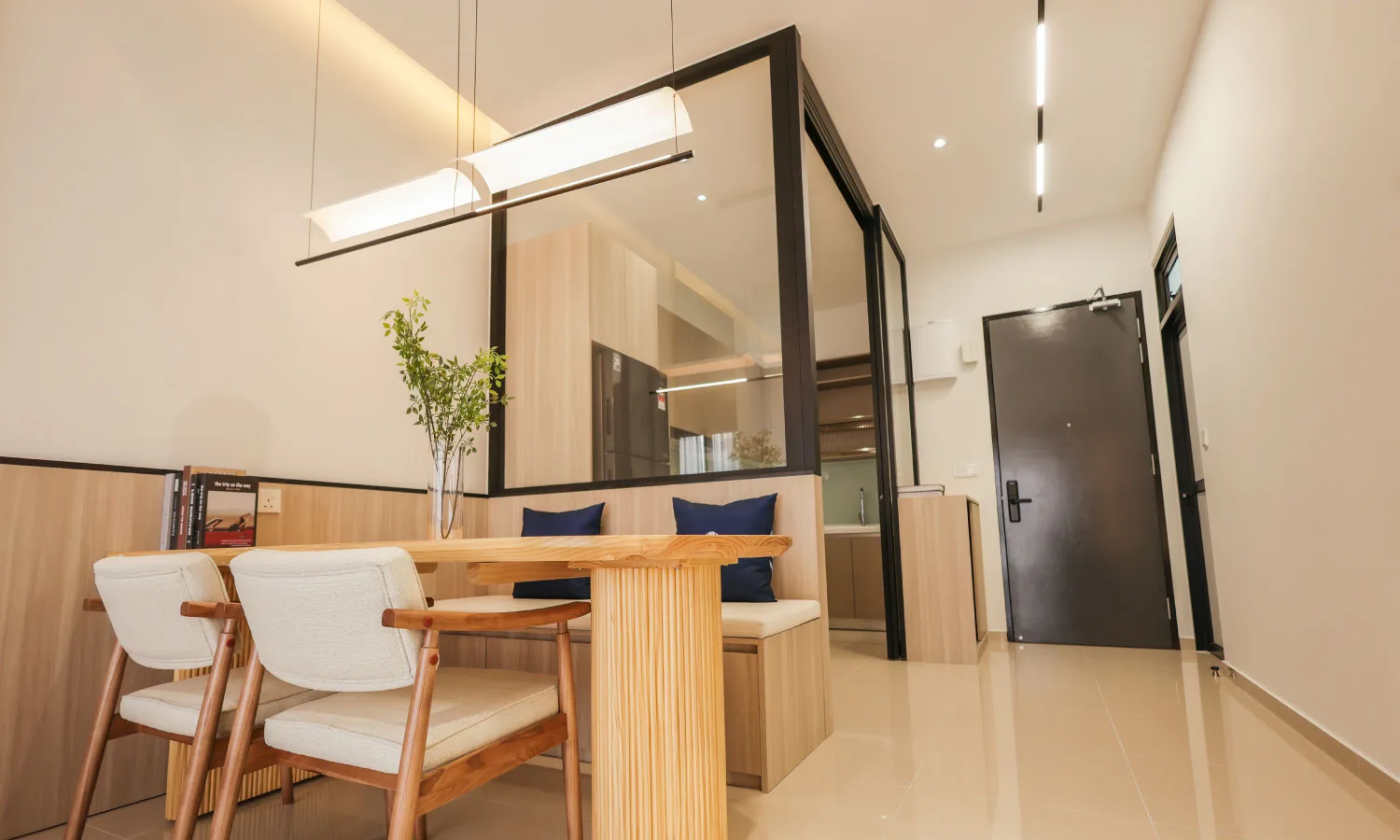 2Rio Residence Type B show unit dining area and kitchen in Bandar Puteri Puchong, Selangor
