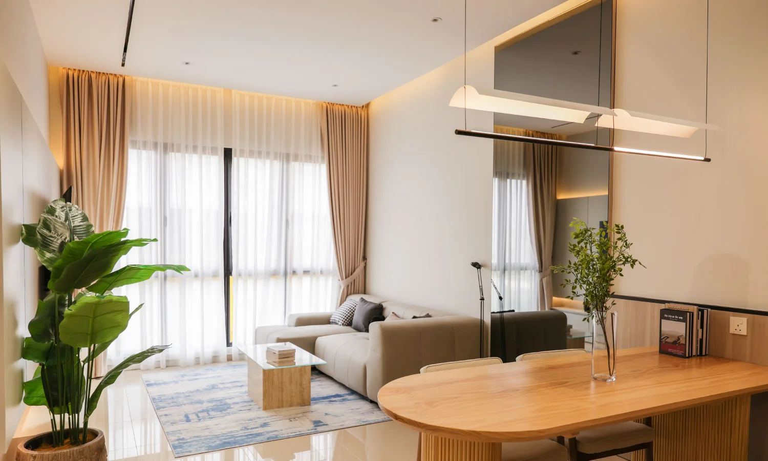 2Rio Residence Type B show unit living area in Bandar Puteri Puchong, Selangor