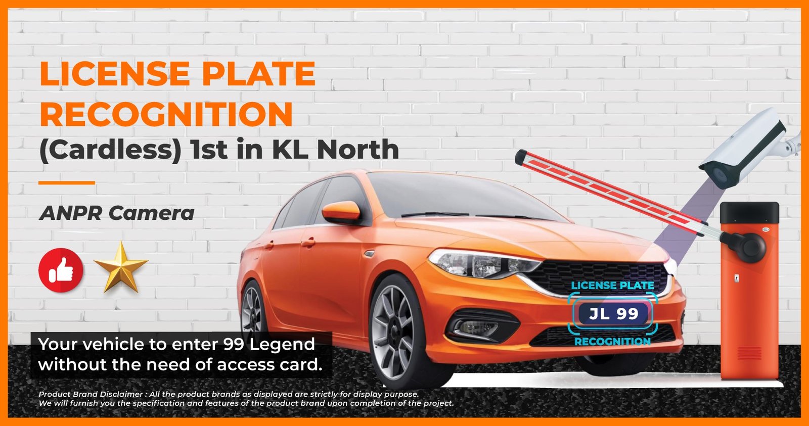 99 Legend cardless ANPR license plate recognition vehicle entry system, a first in KL North in Taman Wahyu, Kepong, Kuala Lumpur