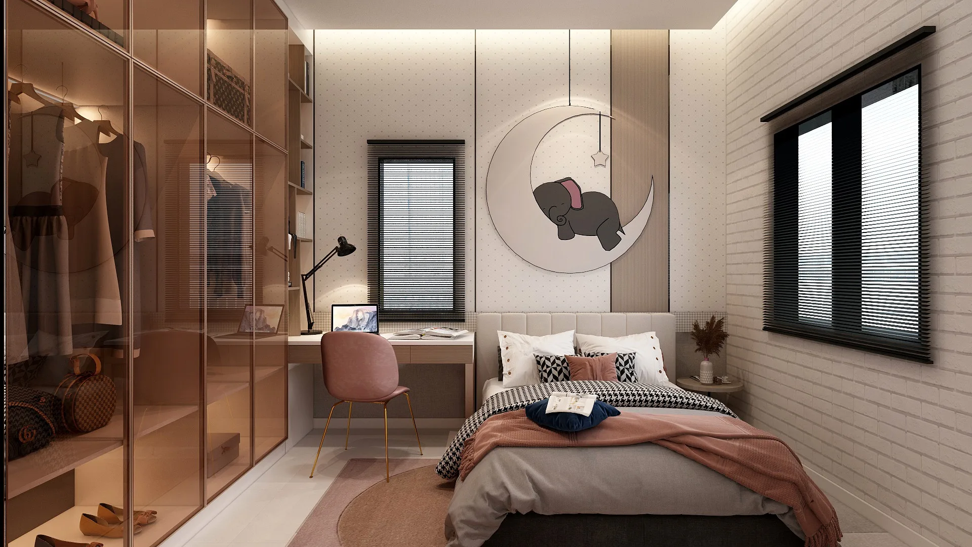 Aderyn Phase 1 show unit bedroom interior, Setia Alamsari Bangi