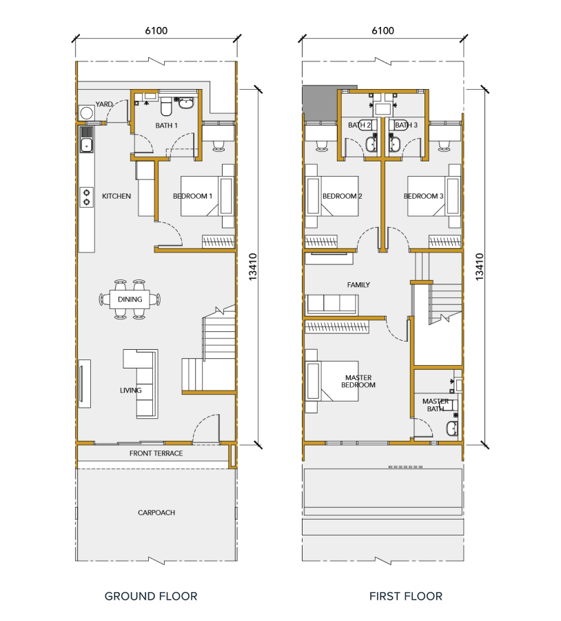 Adira Type A floor plan
