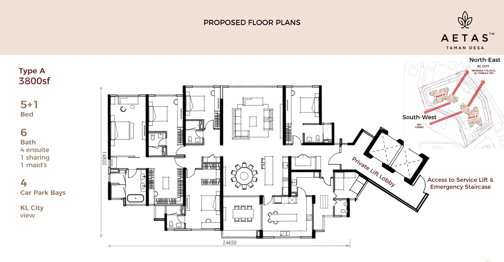 AETAS Taman Desa Floor Plan Type A — Lewis Chong verified source photo