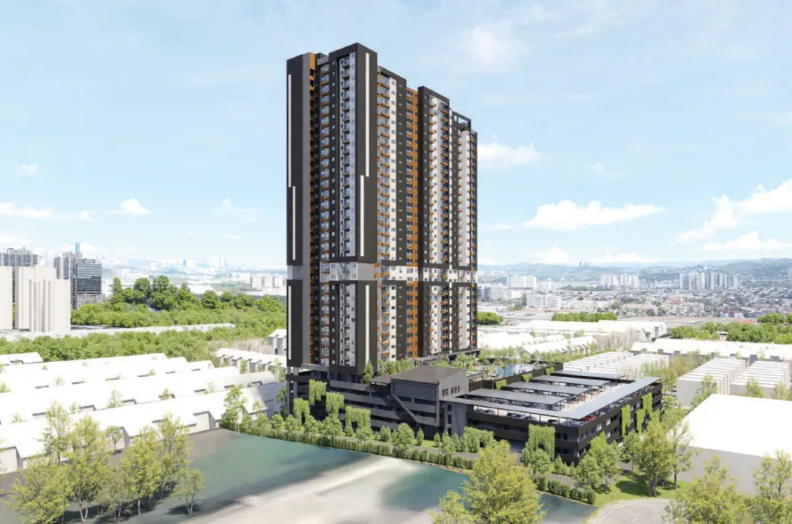 Alamanda Heights condominium project view in Seri Kembangan, Selangor