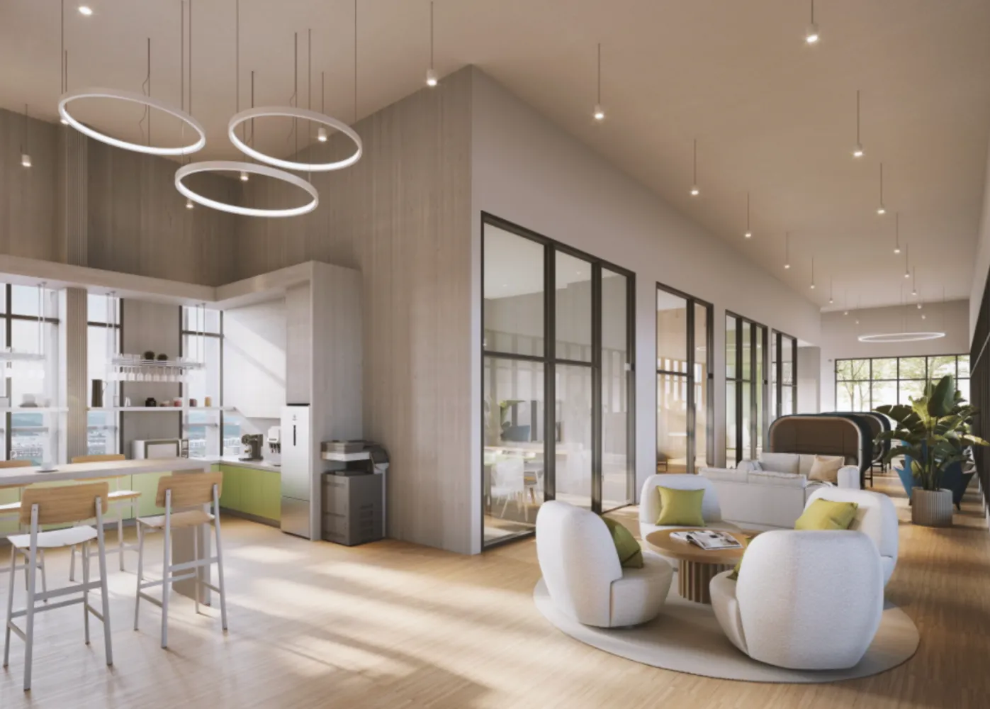 Aliva Mount Austin residents lounge interior in Taman Mount Austin, Tebrau, Johor Bahru, Johor
