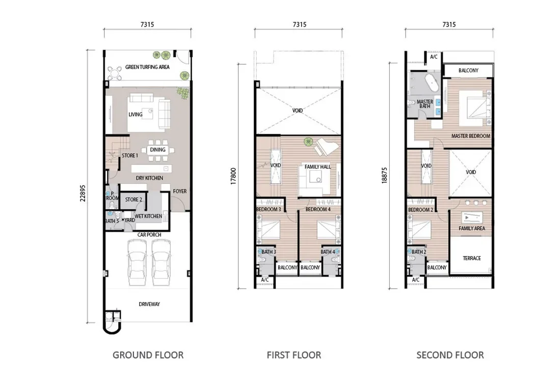 Alstonia Type A floor plan