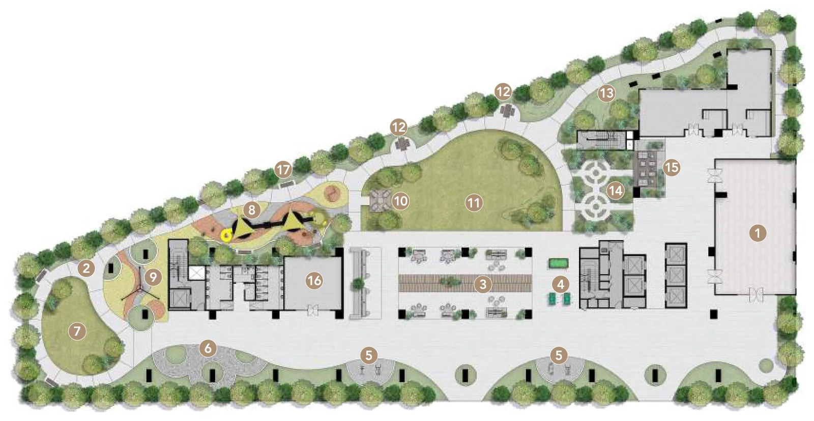 Amara Residence Sky Lounge Artist Impression from verified project brochure