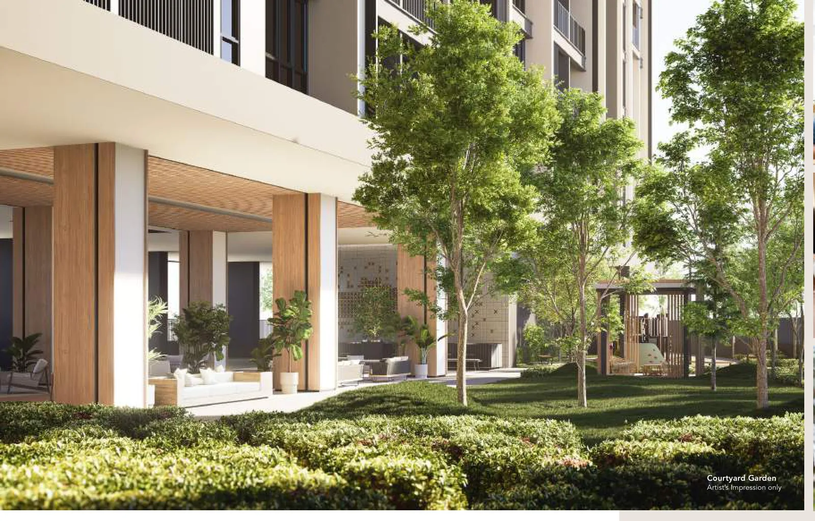 Amara Residence Arrival Artist Impression from verified project brochure
