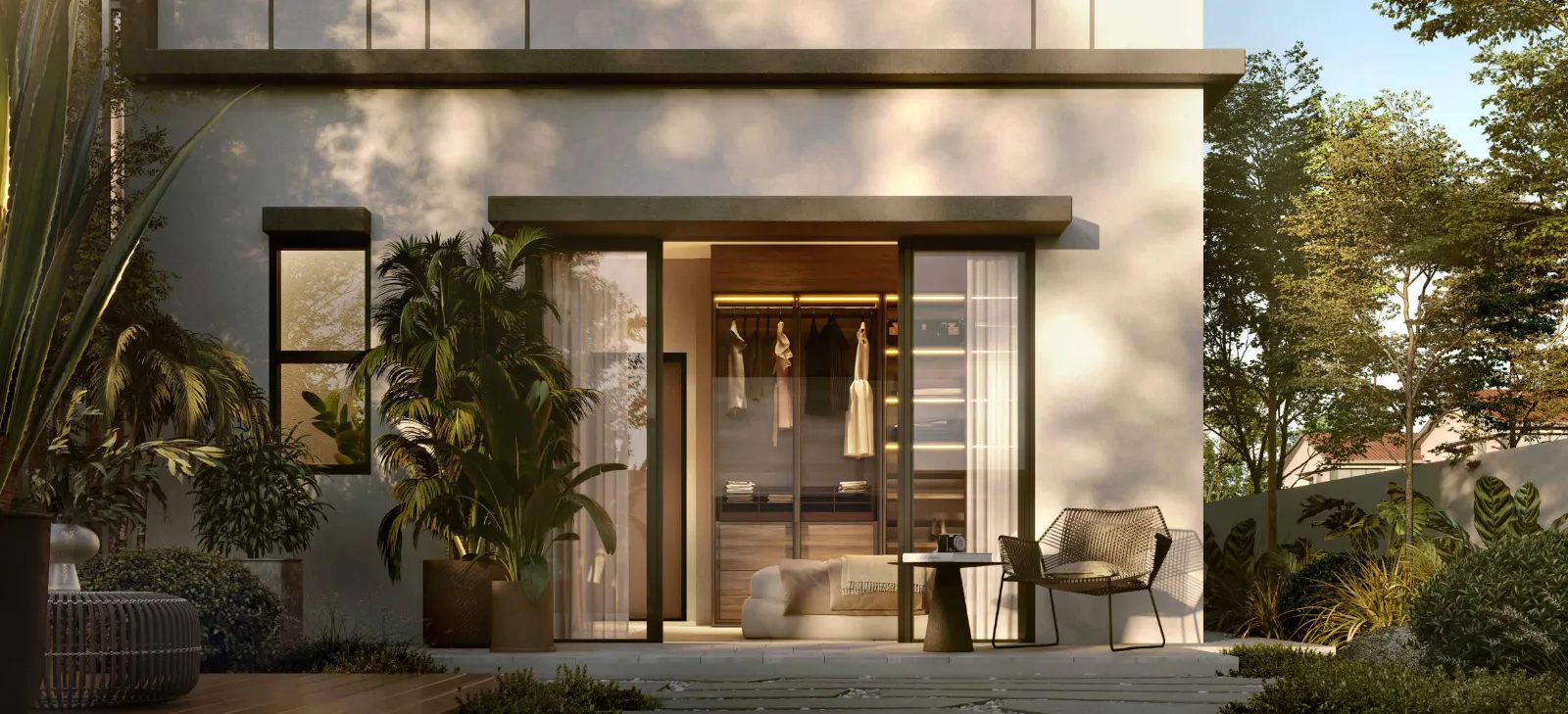 Andara @ Ara Damansara 底層套房直通園景露臺，內設步入式衣帽間