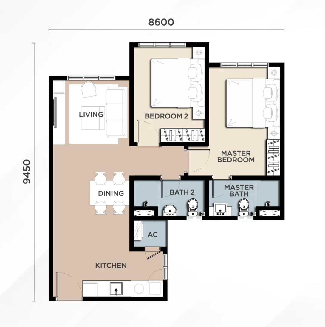 Anderson Residences Ipoh floor plan option 4 in Ipoh