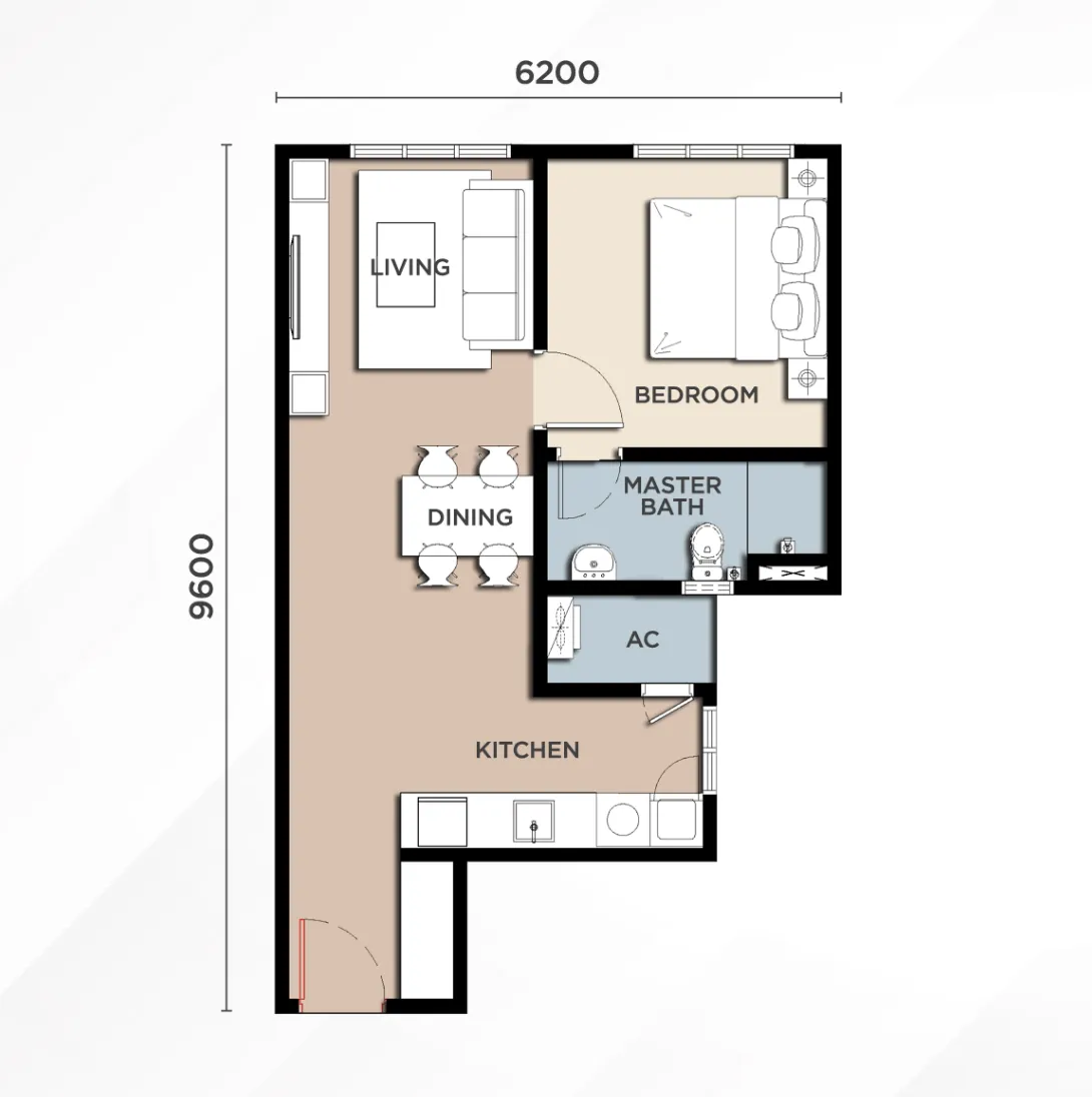 Anderson Residences Ipoh floor plan option 6 in Ipoh
