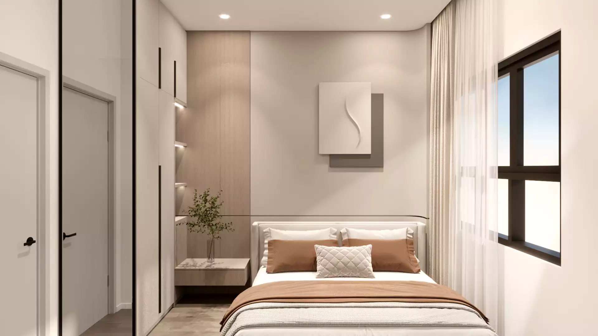 Armani Kepong show unit bedroom, third design option, Kepong Kuala Lumpur