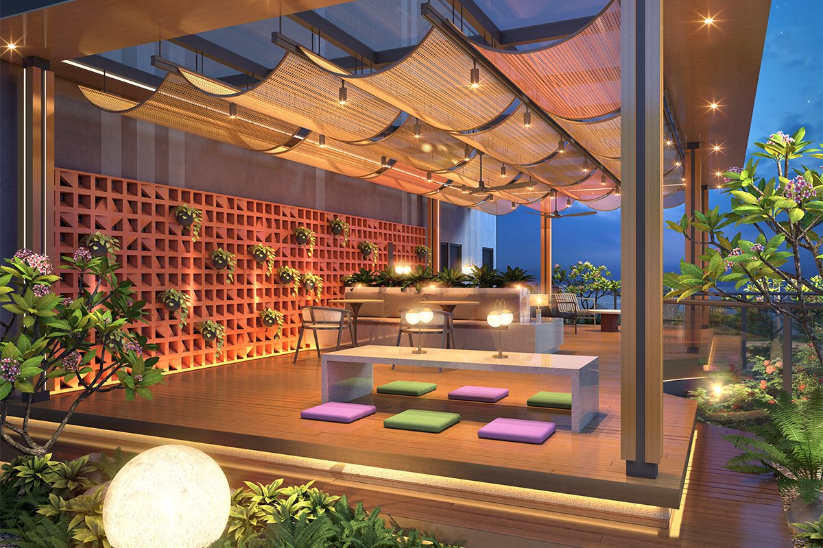 Armani Lofthill Residence street-level exterior view, Jalan Raja Uda Kuala Lumpur in KLCC, Kuala Lumpur