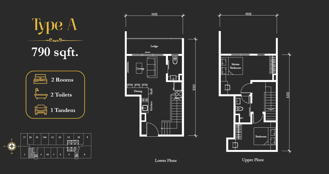 Arte Solaris Type A floor plan