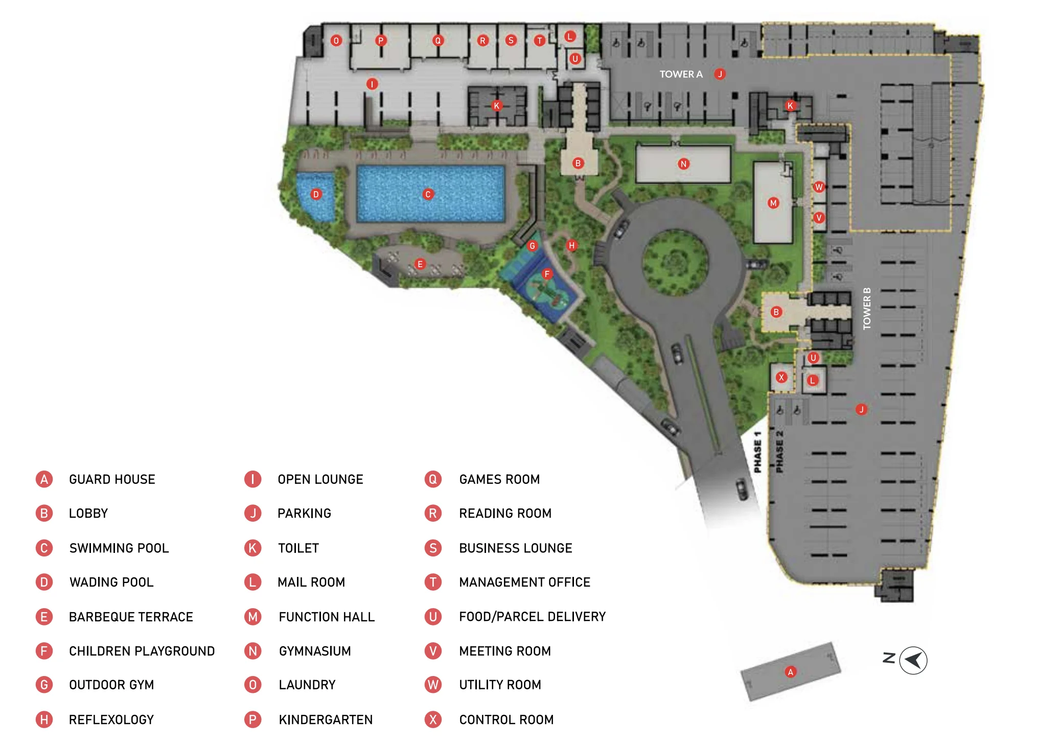 Aster Hill Sri Petaling recreational facilities floor plan layout