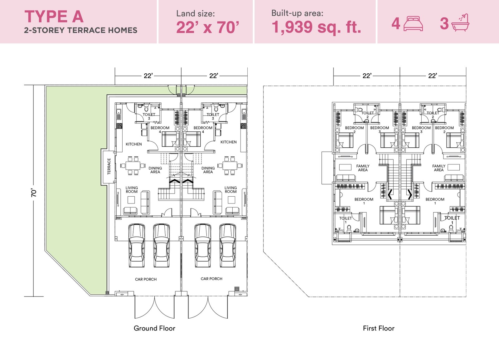 Astera Type A floor plan