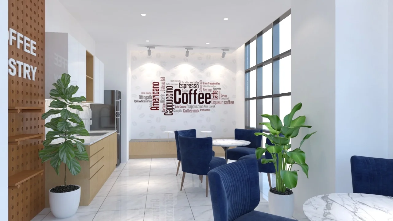 Astrum Ampang coffee corner and pantry lounge facility artist's impression, Ampang Kuala Lumpur