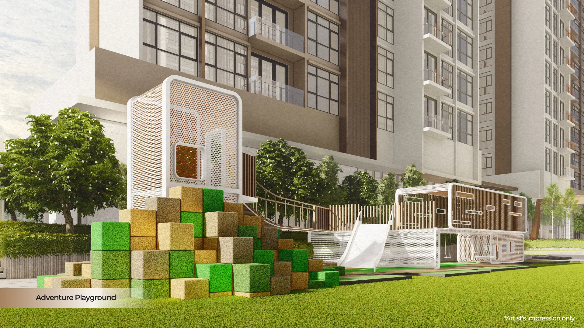 Taman permainan pengembaraan kanak-kanak Aurum Residence