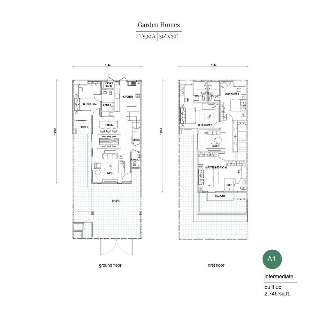 Avela Type A floor plan