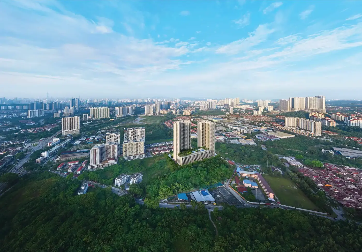 Ayanna serviced residence project in Bukit Jalil, Kuala Lumpur