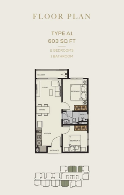 Bamboo Hill Type A floor plan