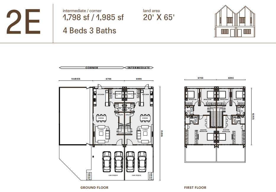 Birchpark Type A floor plan