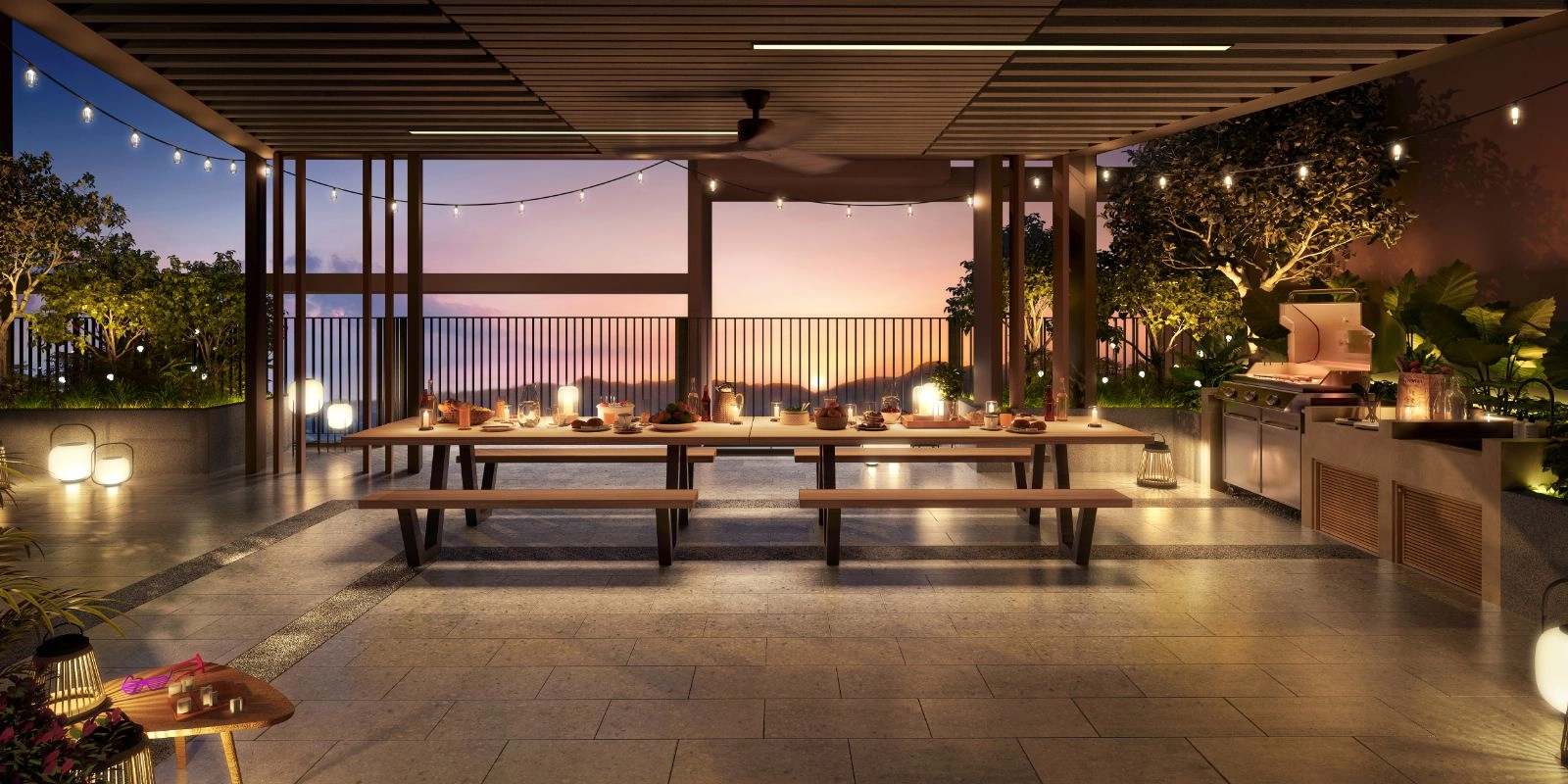 The Celestz @ Kebun Teh Rooftop BBQ Dining Deck — Lewis Chong verified source photo