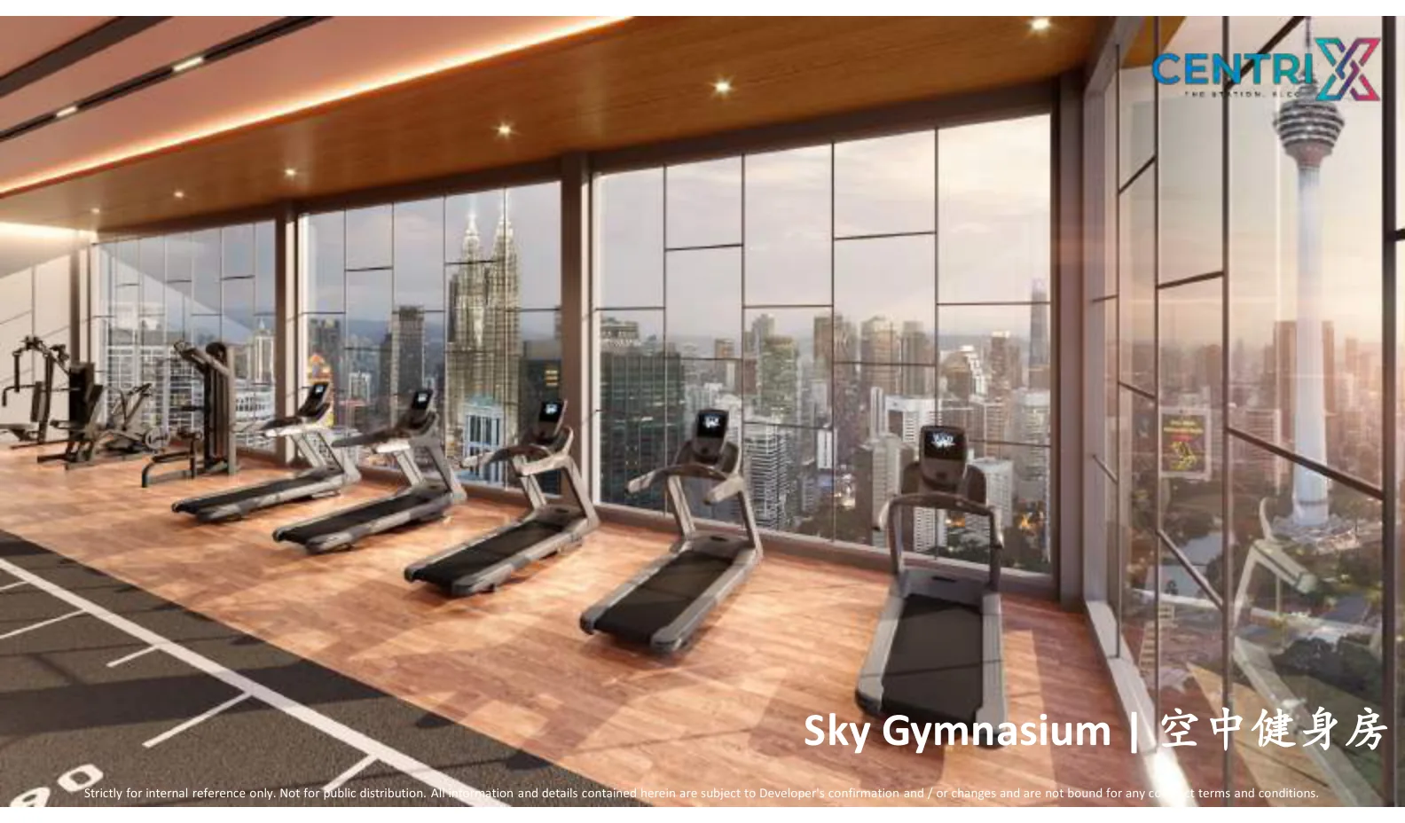 Centrix KLCC Gym Artist Impression from verified project brochure