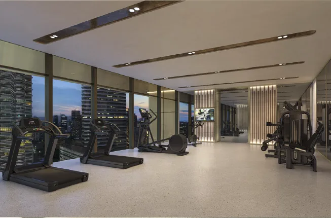 CloutHaus Level 33A Gym & Pilates Reformer Studio equipped with premium fitness machines in KLCC, Kuala Lumpur