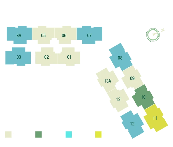 D'Clover Residences site block plan showing tower blocks and phase layout in Central Park Damansara