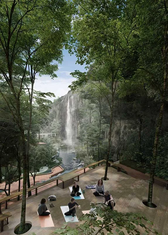 D'Clover Residences Leisure Park lookout deck with hill view in Central Park Damansara, Selangor