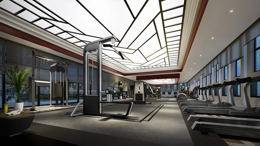 D'Clover Residences podium-level Workout Station with outdoor gym equipment in Central Park Damansara, Selangor