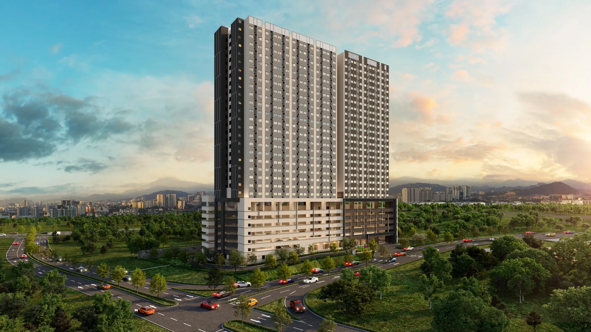 D'Nuri Residences daytime facade view — Lewis Chong verified source photo