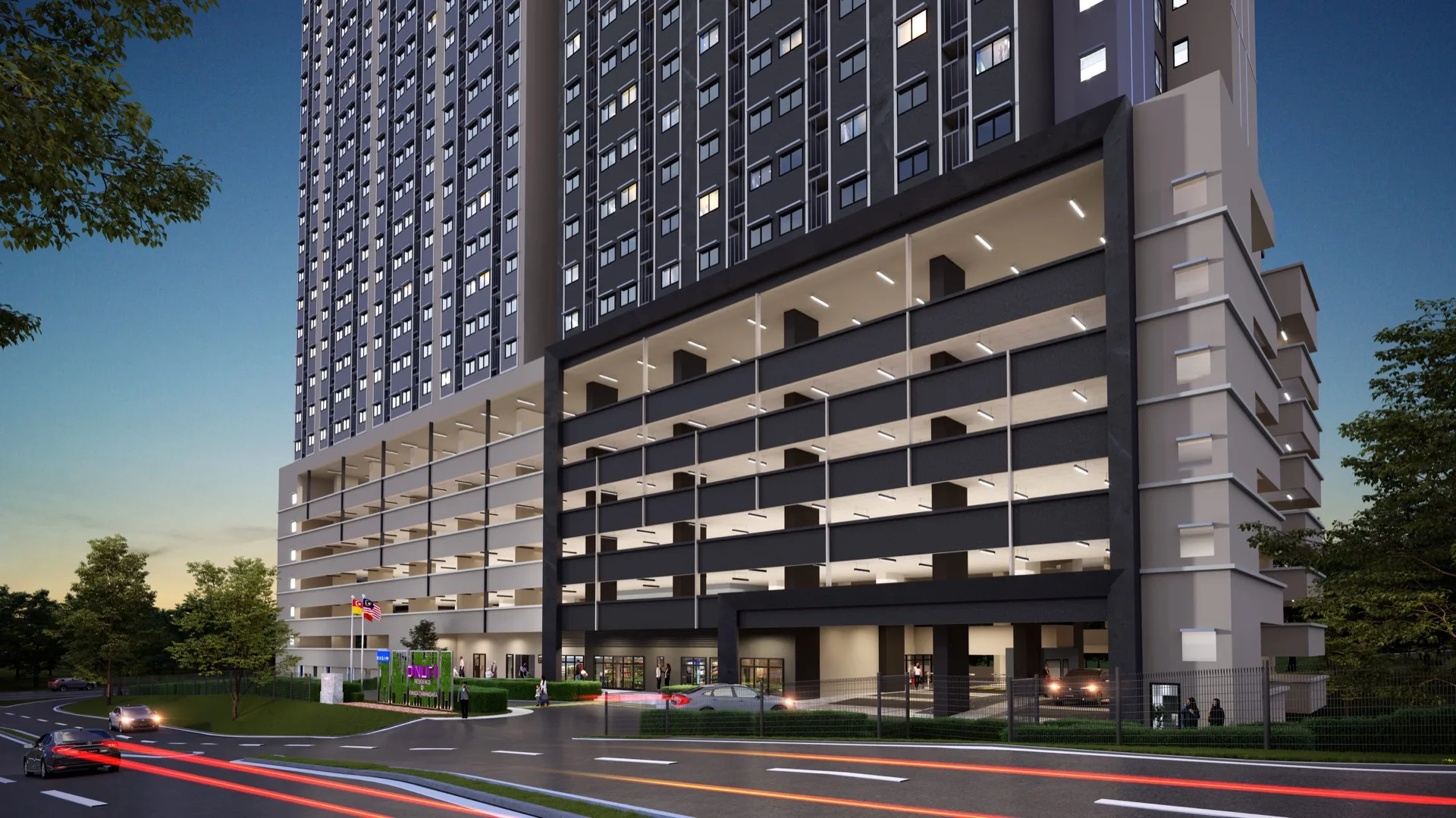 D'Nuri Residences grand entrance lobby — Lewis Chong verified source photo