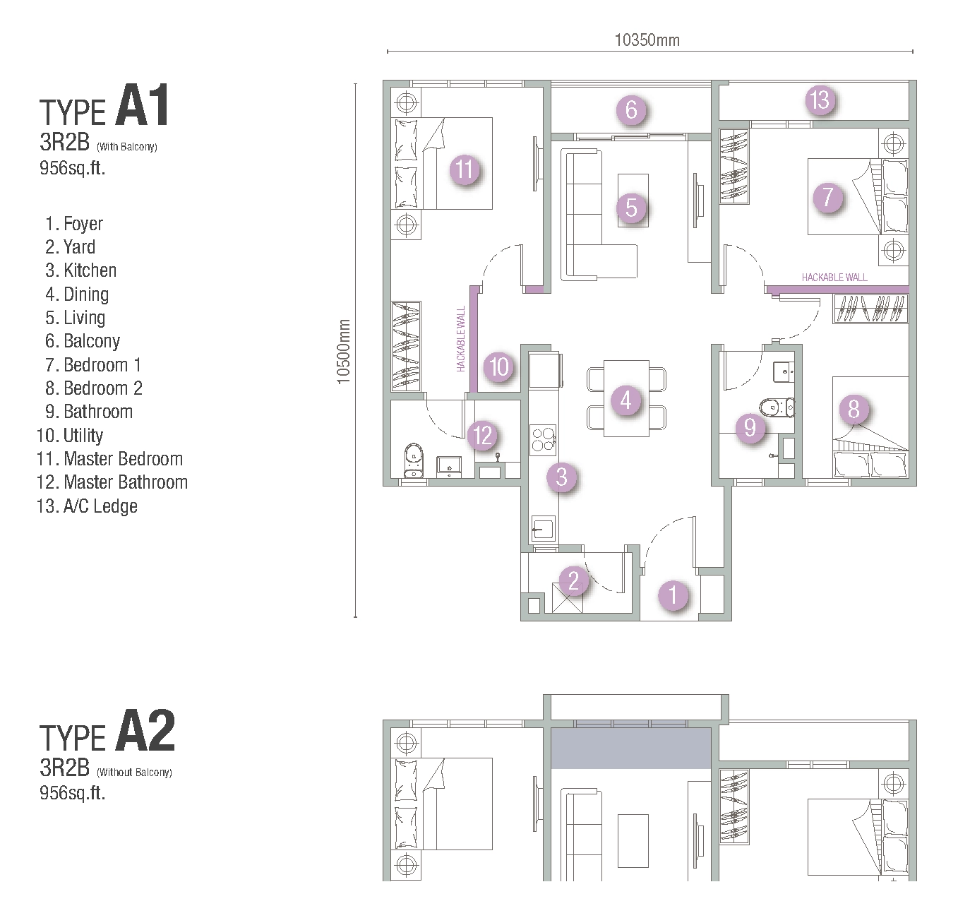 D'Terra Type A floor plan