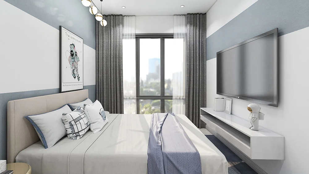 D'Terra Residences show unit bedroom interior design, Central Park Damansara