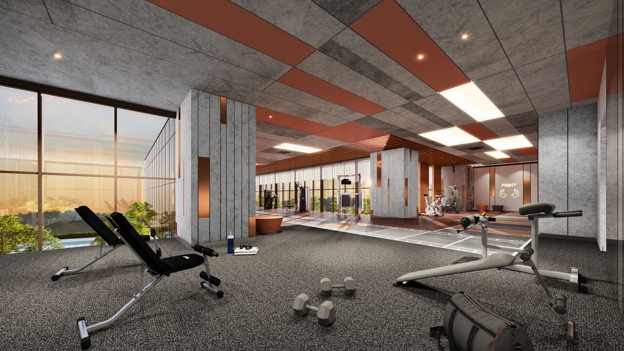 D'Tessera FITastic Gym upper level fitness facility in Central Park Damansara, Selangor