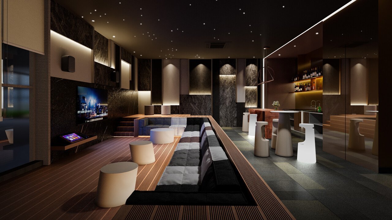 D'Tessera Mini Theatre & Bar secondary view of the lounge in Central Park Damansara, Selangor