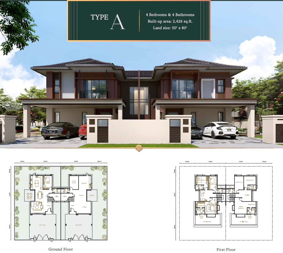 Damaran Type A floor plan