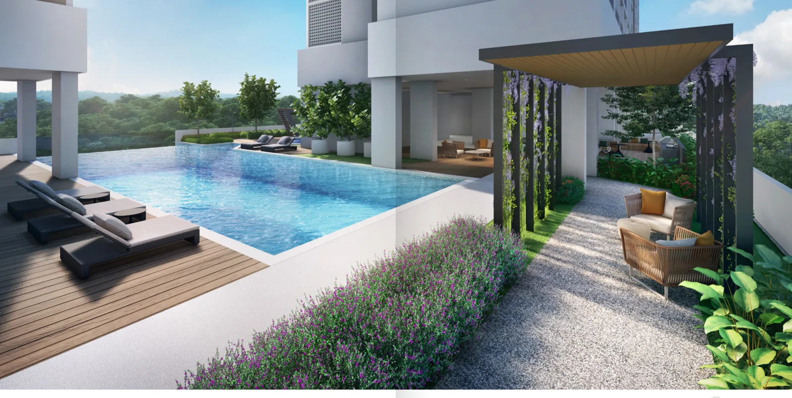Danau Puchong Pool Artist Impression from verified project brochure