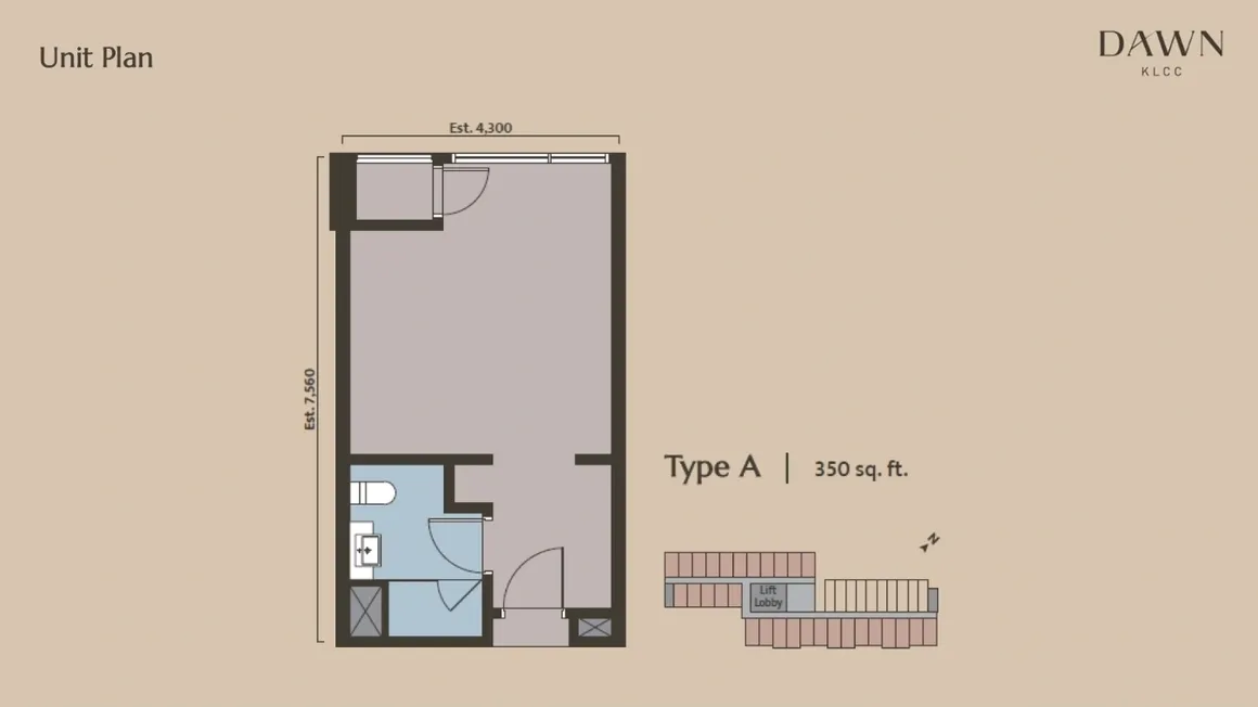 Dawn Type A floor plan