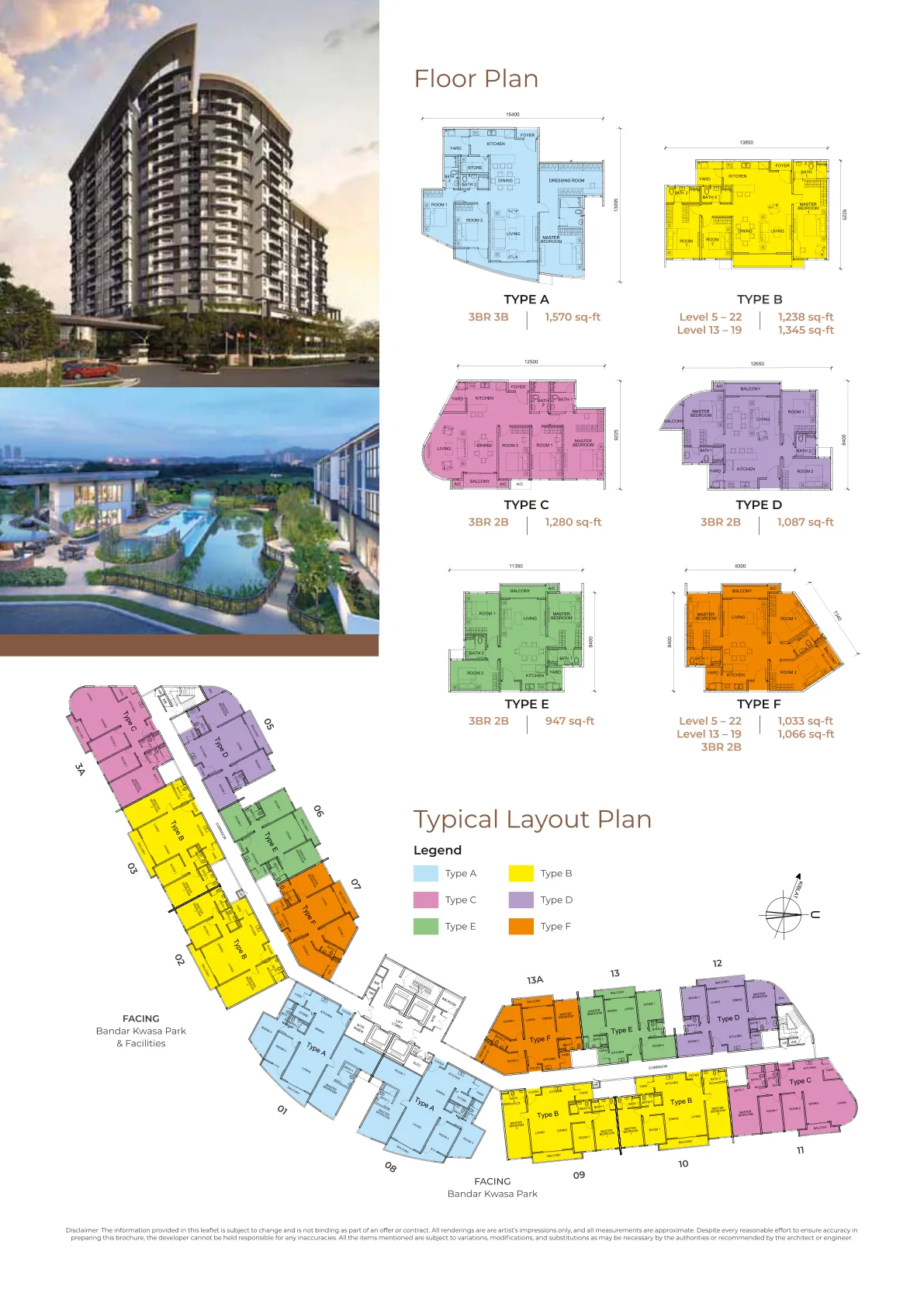 Daya Residence (Phase 2 - Condo & Townvilla) Brochure Artist Impression 1 from verified project brochure