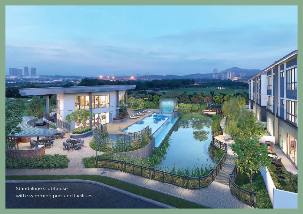 Daya Residence Pool Artist Impression in Kwasa Damansara, Selangor