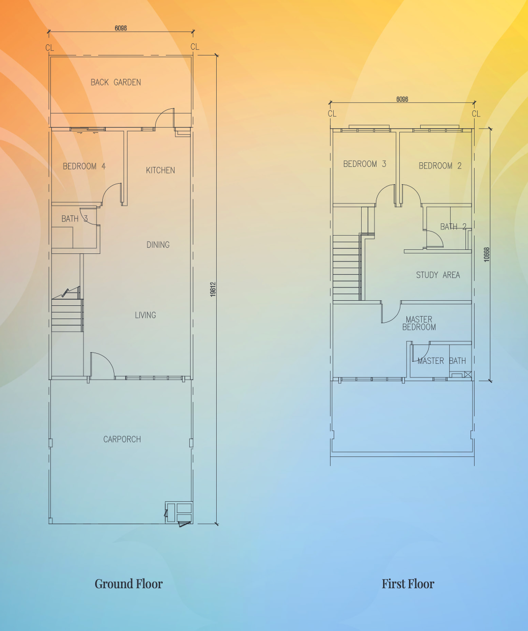 Eco Tropics Lanna 2 Alana floor plan, 20x65 ft, 1640 sqft, 4 bedrooms 3 bathrooms